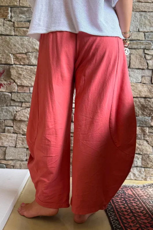 Lagen 7/8 Barrel Pant Indian Red